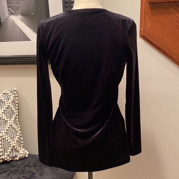 WHBM velvet drape tunic - Picture 3 of 5